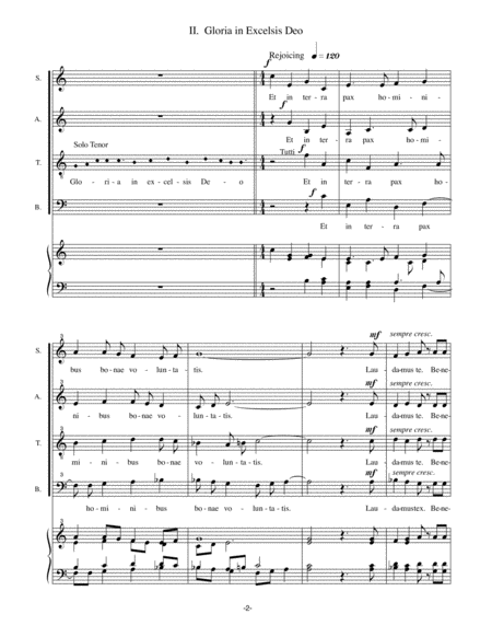 Missa Syllabica (1990) Latin Mass Ordinarium for mixed Chorus a Capella image number null