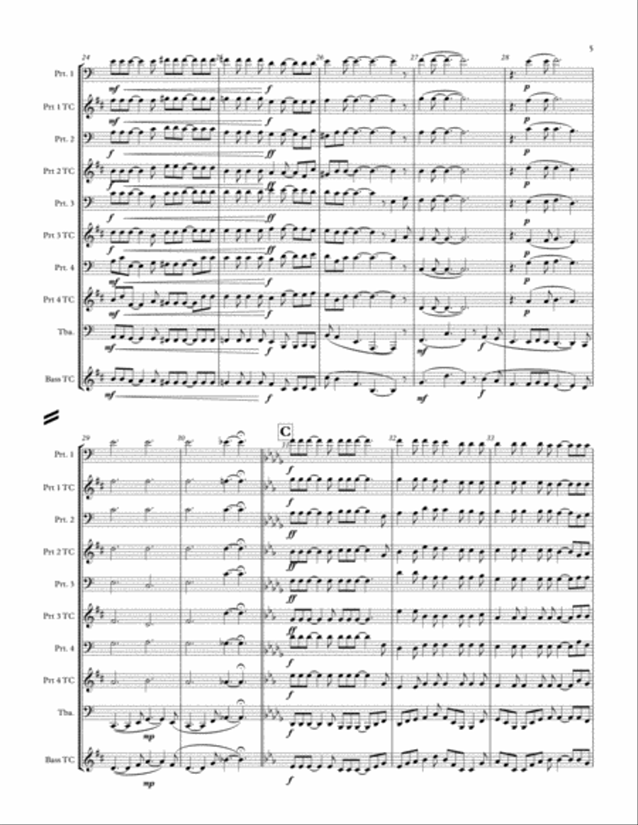 Hallelujah Small Ensemble scores gallery preview page 5