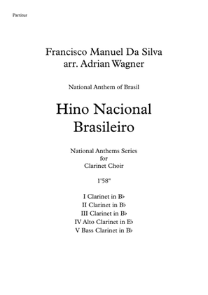Hino Nacional Brasileiro (Clarinet Choir) arr. Adrian Wagner