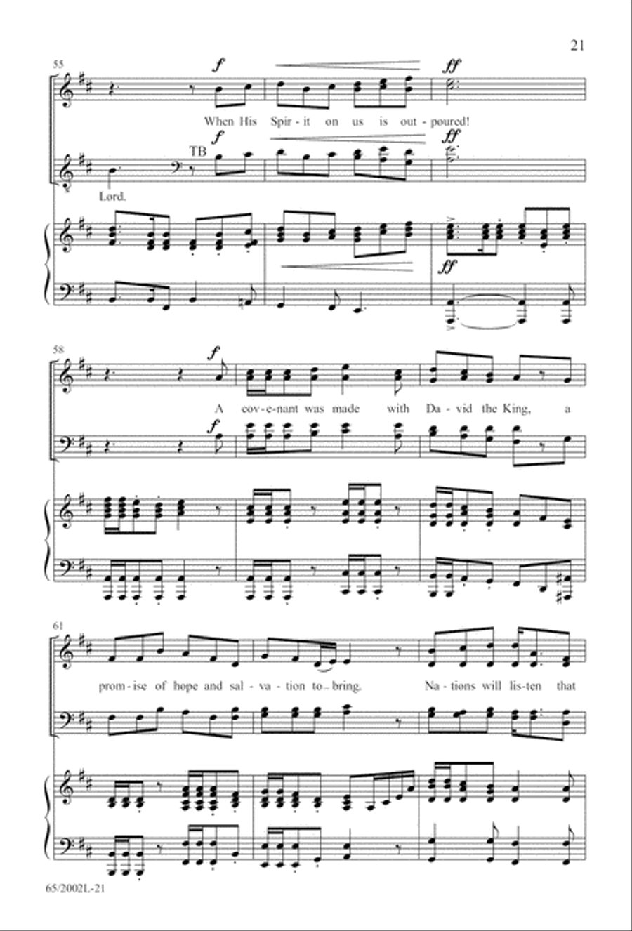 And This Shall Be a Sign And This Shall Be a Sign 4-Part scores gallery preview page 22