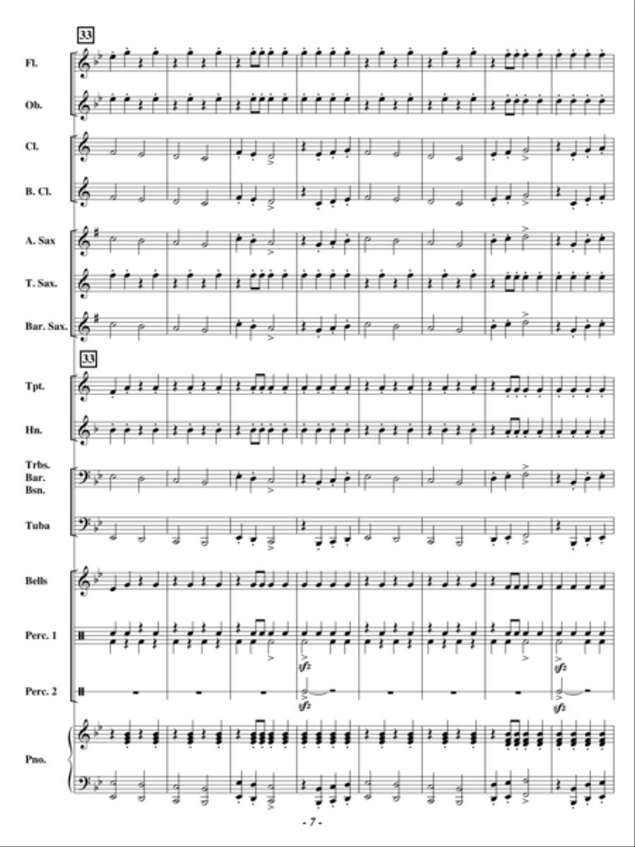 Independentia Concert Band scores gallery preview page 6