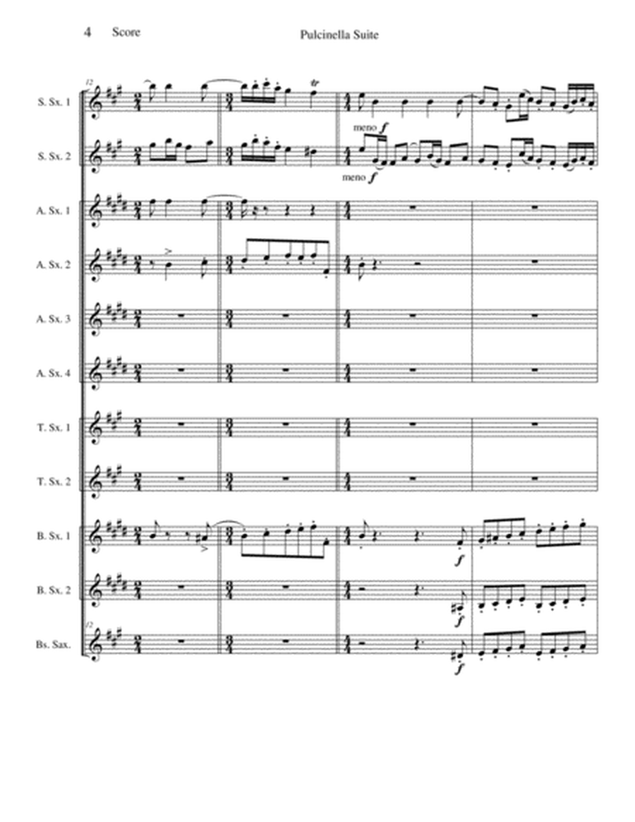Overture, Serenade and Scherzino from Pulchinella image number null