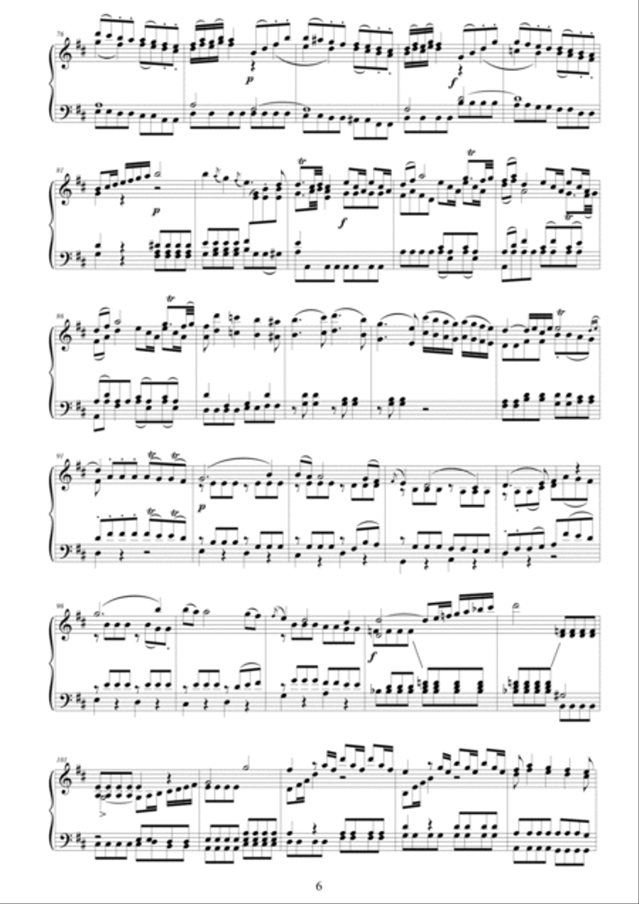 Mozart - The Six Milanese Quartets - Piano version Mozart - The Six Milanese Quartets - Piano version Piano Solo scores gallery preview page 6