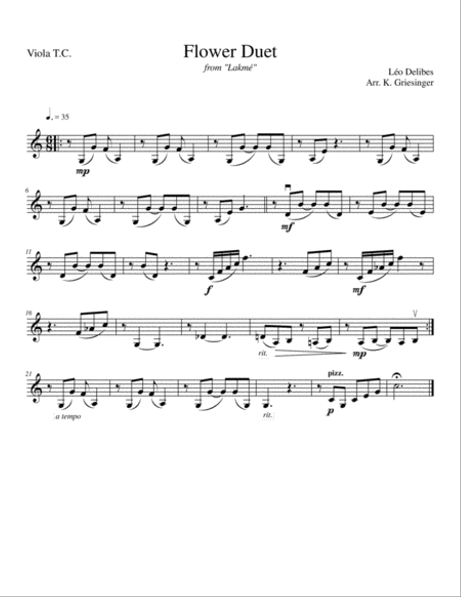 Flower Duet from 