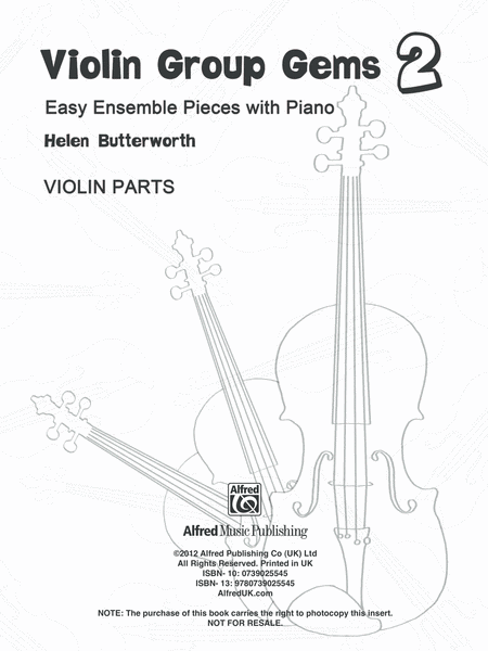Gems for Violin Ensembles, Book 2