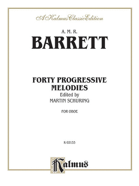 A.M.R. Barret: Forty Progressive Studies
