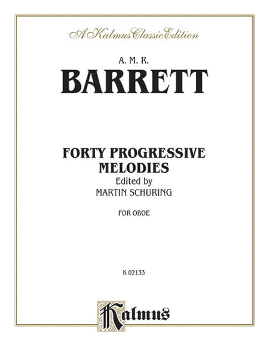 Forty Progressive Studies Oboe scores gallery preview page 1