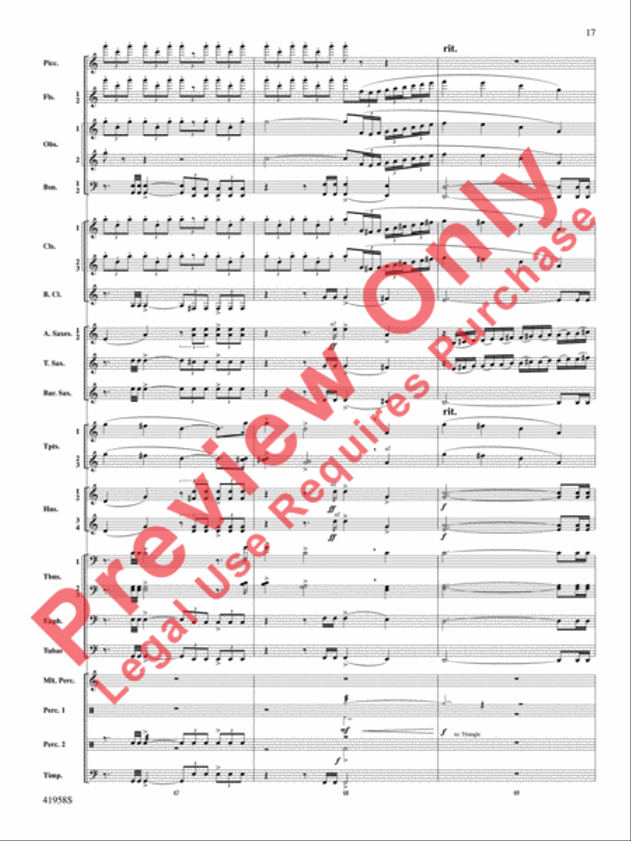 God's Country Concert Band scores gallery preview page 18