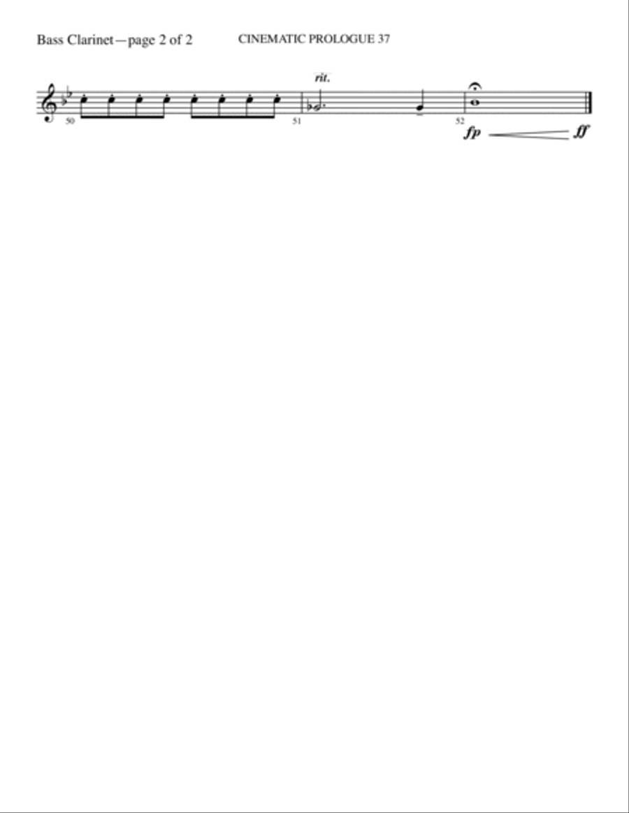 CINEMATIC PROLOGU #7 Full Orchestra scores gallery preview page 2