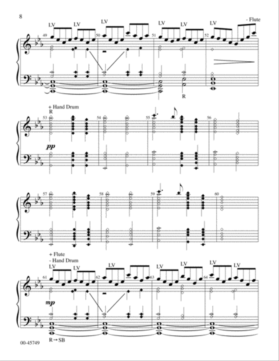 Celtic Dance on Pleading Savior Handbell Choir scores gallery preview page 8