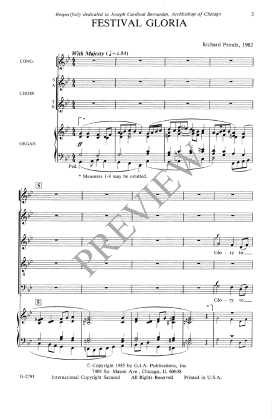 Festival Gloria Festival Gloria 4-Part scores gallery preview page 4