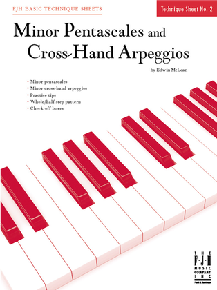 Book cover for Minor Pentascales and Cross-Hand Arpeggios