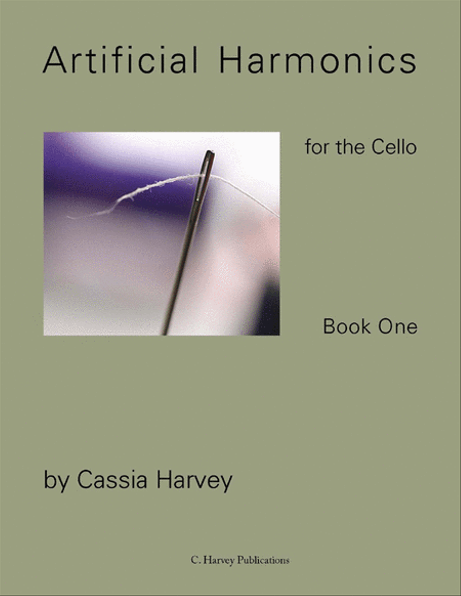 Artificial Harmonics for the Cello, Book One Cello scores gallery preview page 1