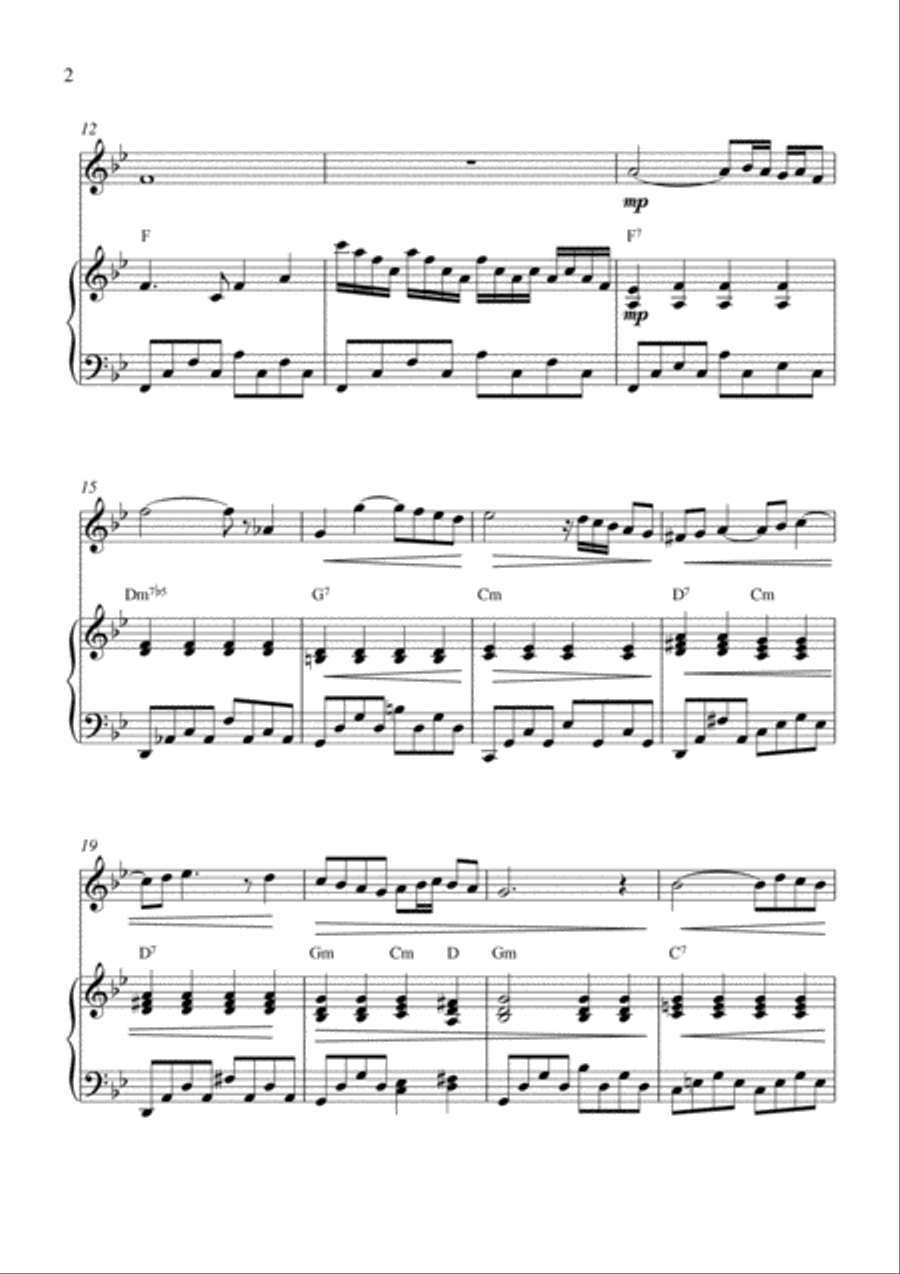 Air on the G String Air on the G String Piano scores gallery preview page 2
