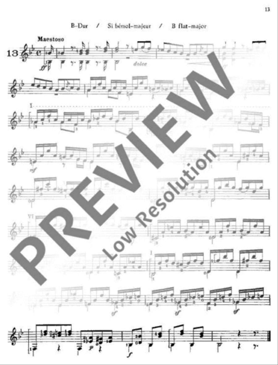 Preludes Classical Guitar scores gallery preview page 14