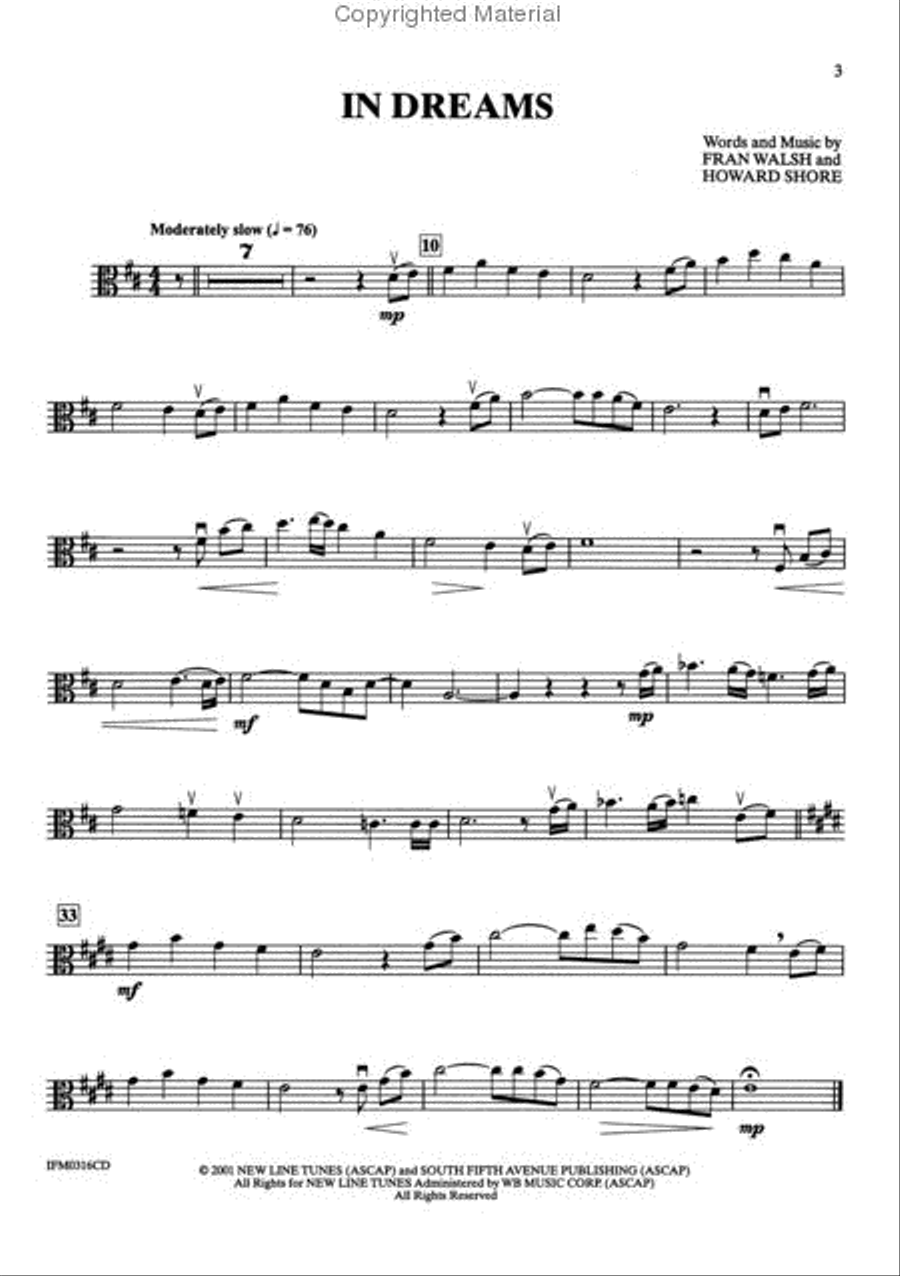 Movie Instrumental Solos for Strings - Viola (Book and CD) String Orchestra scores gallery preview page 2