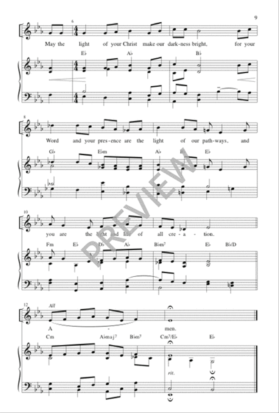 Holden Evening Prayer - Vocal / Keyboard edition 2-Part scores gallery preview page 11