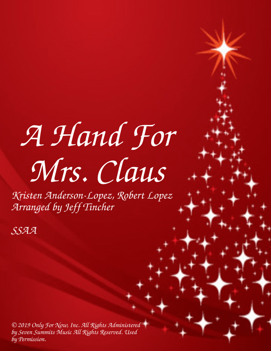 A Hand For Mrs. Claus A Hand For Mrs. Claus SSAA scores gallery preview page 1