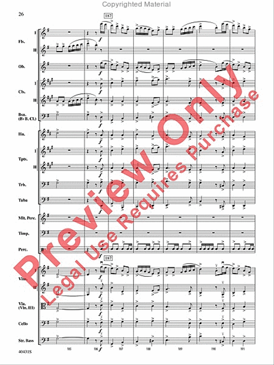 Leroy Anderson's Irish Suite, Part 2 (Themes from) Full Orchestra scores gallery preview page 27