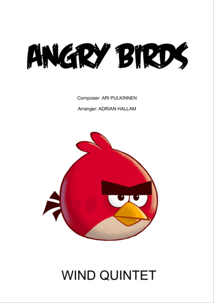 Angry Birds Theme Woodwind Quintet scores gallery preview page 1