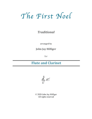 The First Noel for Flute and Clarinet