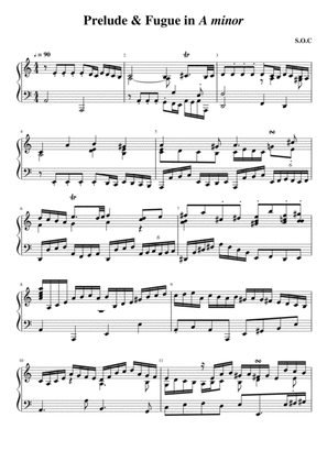 Prelude & Fugue in A minor
