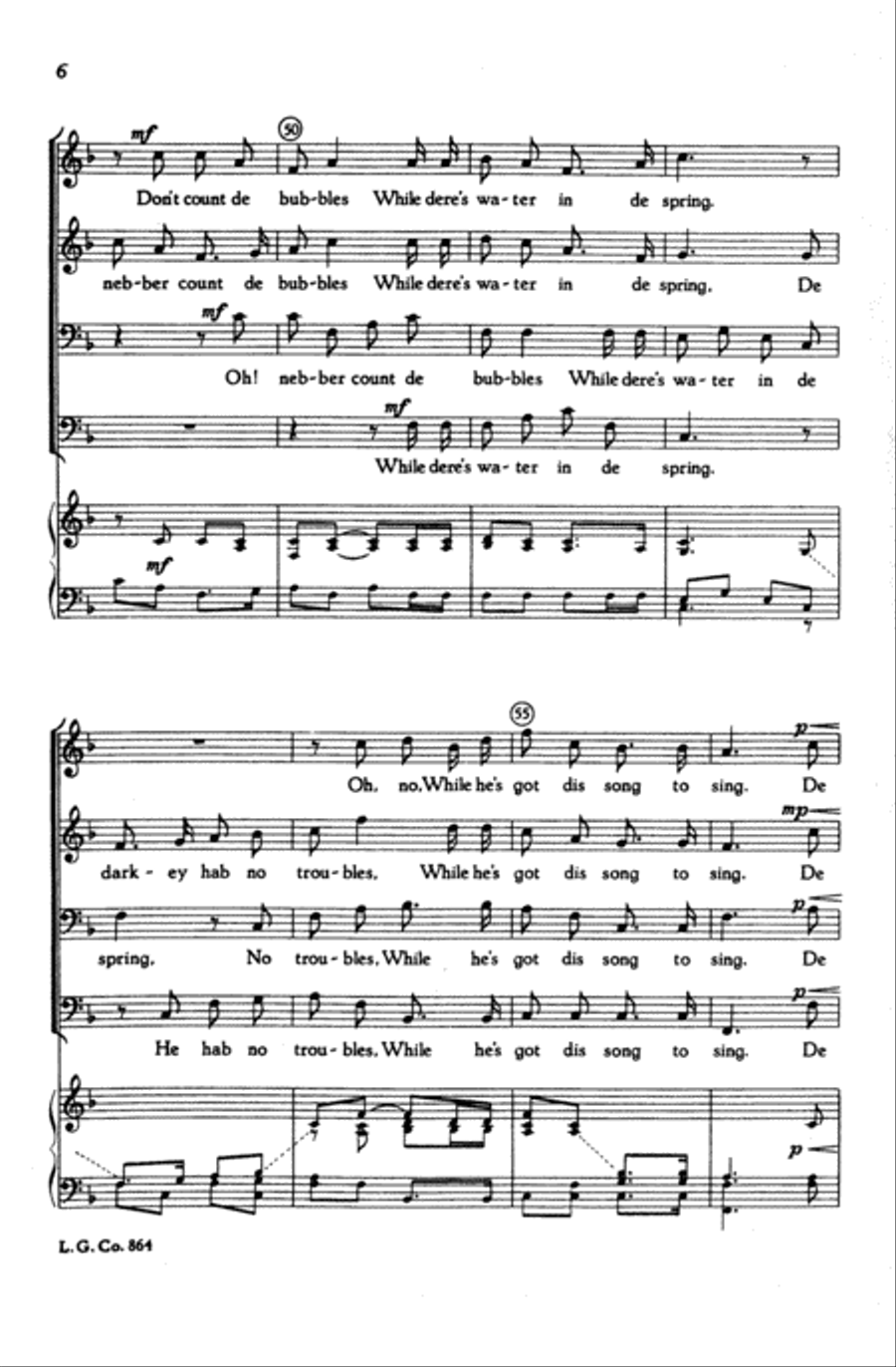 Ring de Banjo Ring de Banjo Choir scores gallery preview page 4