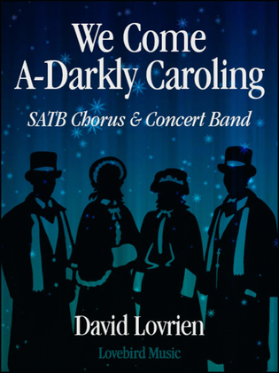 Book cover for We Come A-Darkly Caroling