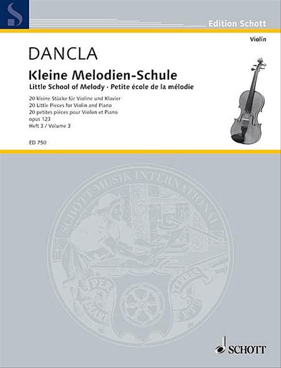 Little School of Melody, Op. 123 Violin Solo scores gallery preview page 1