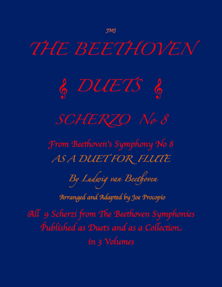 The Beethoven Duets For Flute Scherzo No. 8 image number null