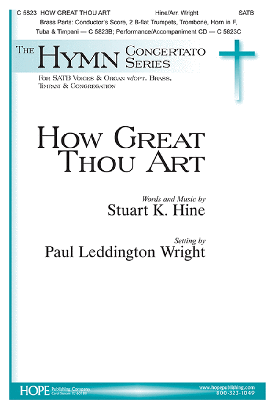 How Great Thou Art 4-Part scores gallery preview page 1