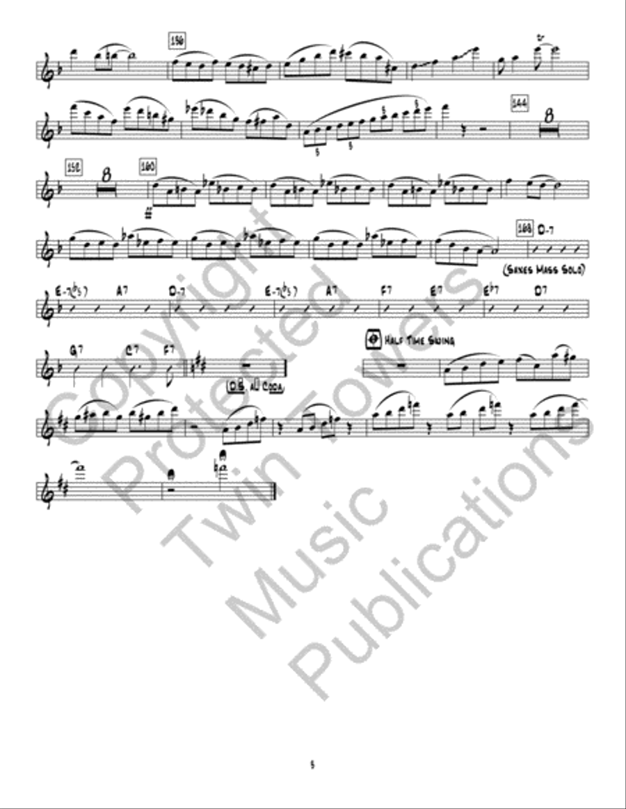 Sink Or Swim Jazz Ensemble scores gallery preview page 24