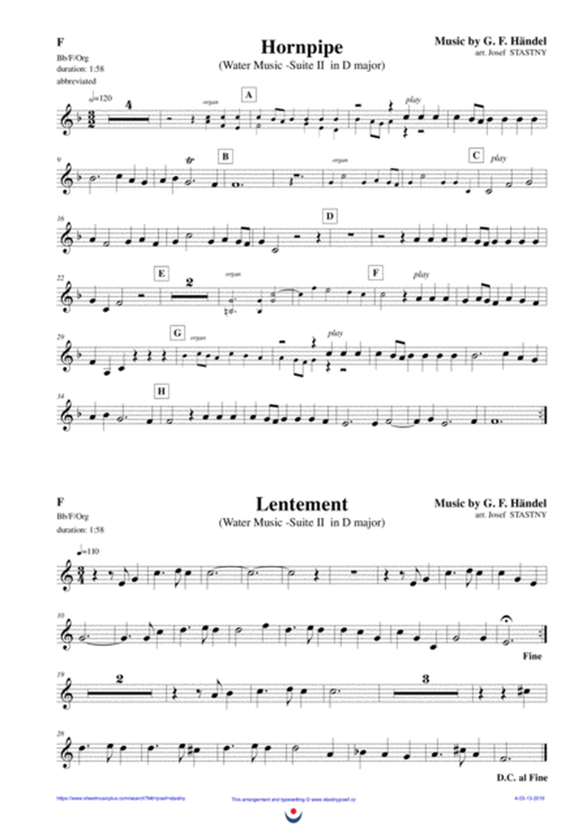 Hornpipe and Lentement (Water Music) image number null
