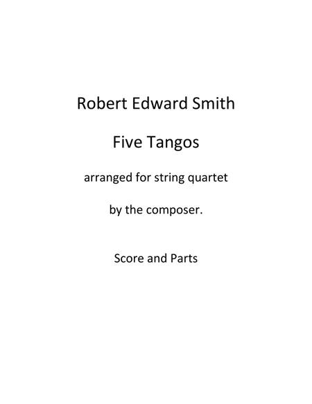 Five Tangos for String Quartet image number null