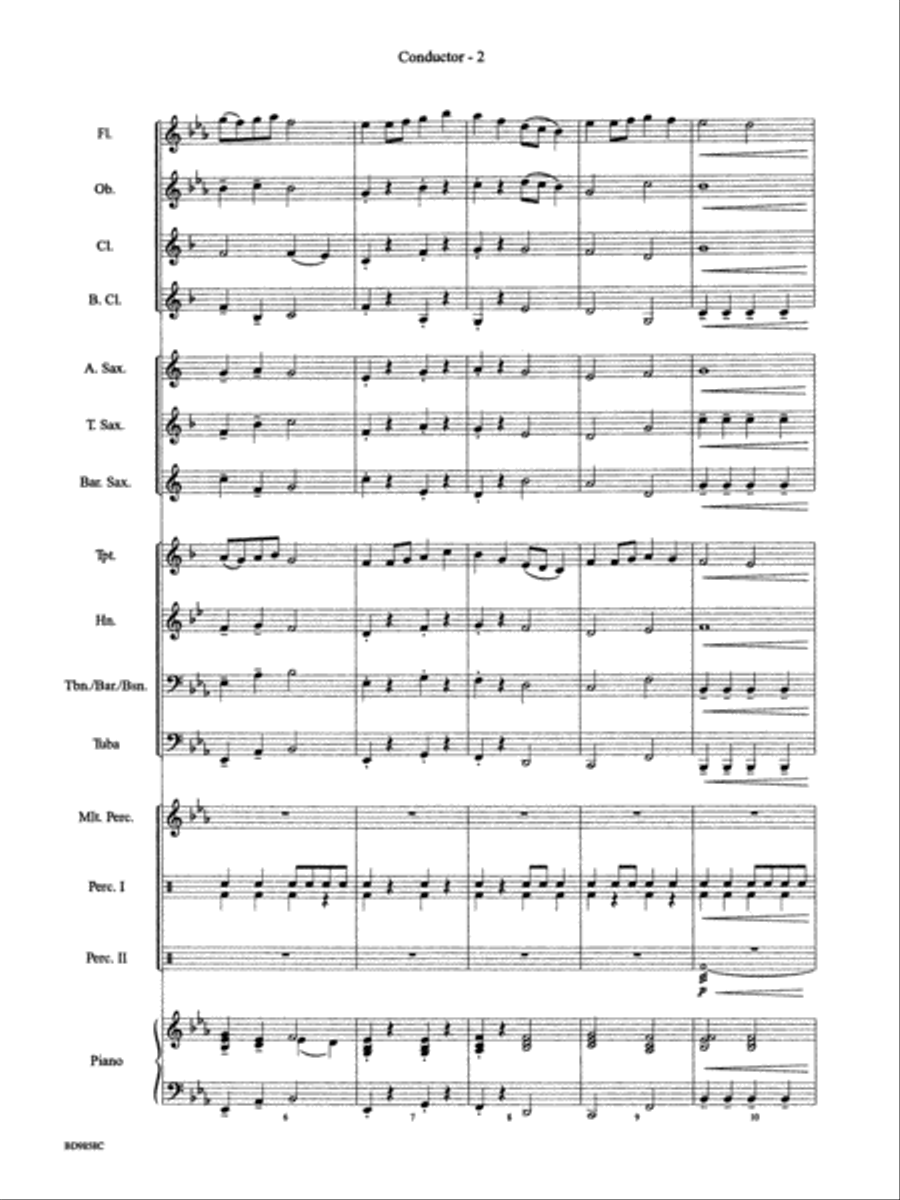 The American Spirit: Score Concert Band scores gallery preview page 2