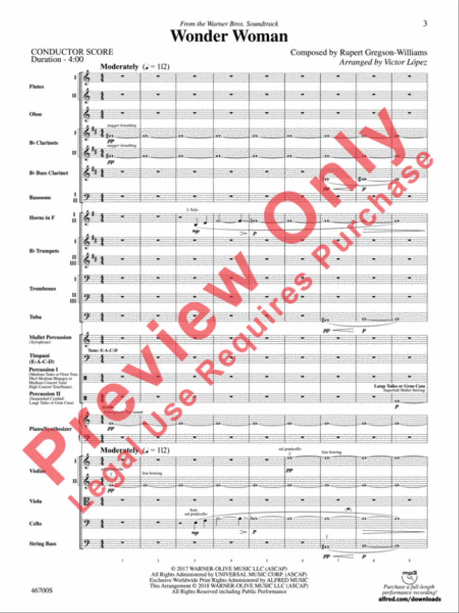 Wonder Woman -- From the Warner Bros. Soundtrack image number null