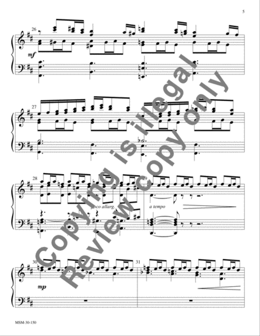 Carillon on a Ukrainian Bell Carol 5-Octaves scores gallery preview page 6