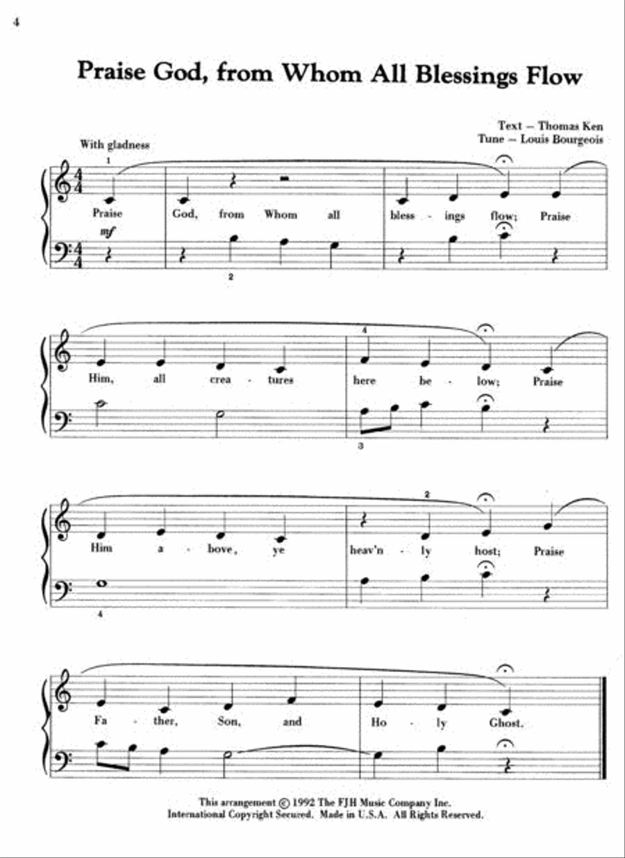 ShowTime® Piano Hymns Piano Method scores gallery preview page 3