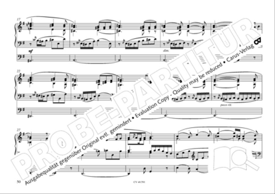 Free Organ Music from the Romantic Period, Vol. III (Freie Orgelmusik der Romantik, Band III) Organ scores gallery preview page 51