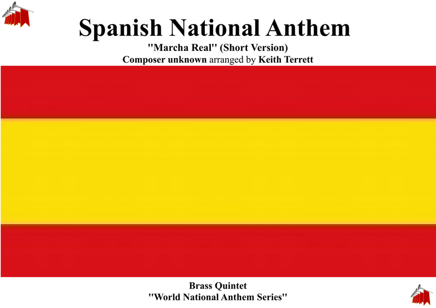 Spanish National Anthem for Brass Quintet (Short version) Brass Quintet scores gallery preview page 1