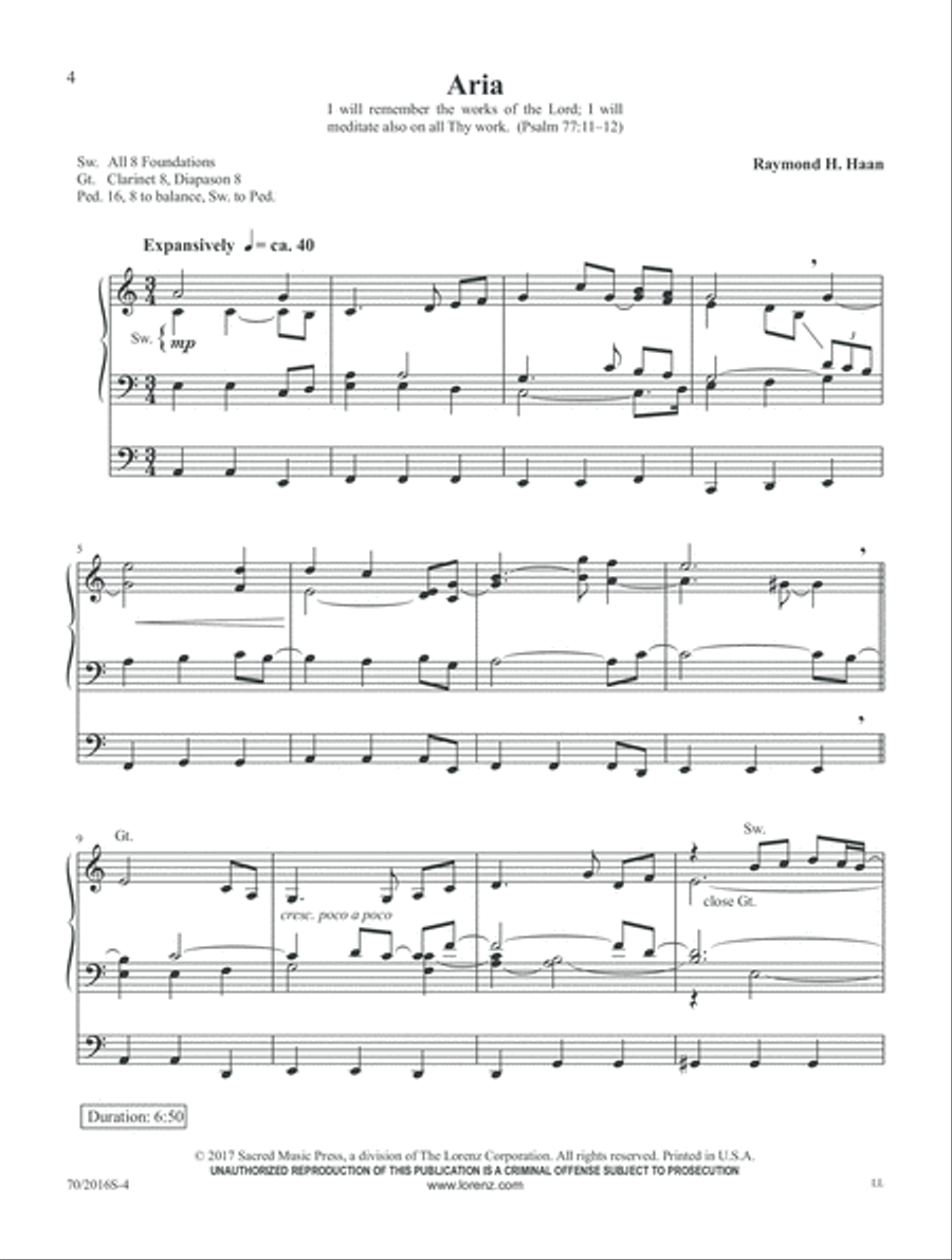 Preludes and Meditations (Digital Delivery) Organ scores gallery preview page 4