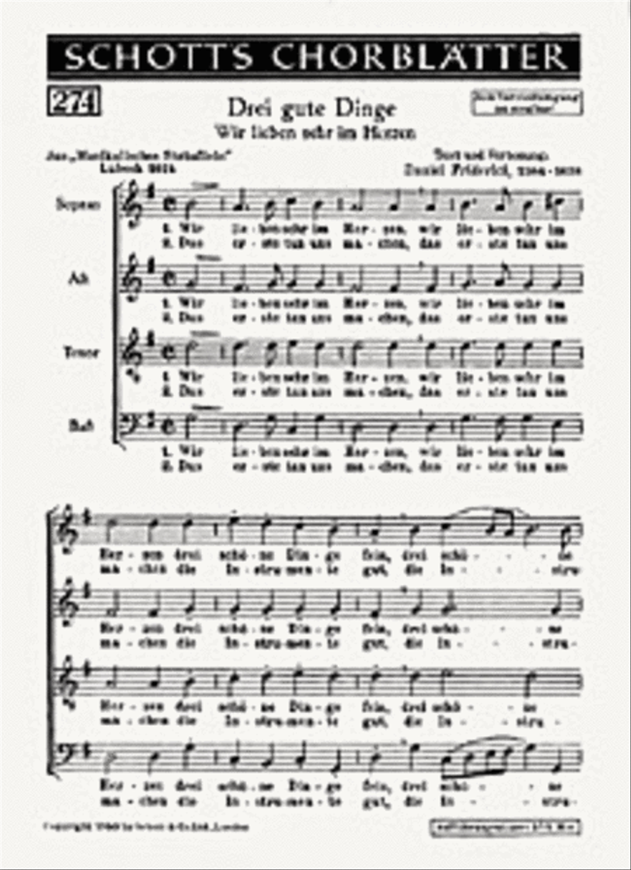 Drei gute Dinge 4-Part scores gallery preview page 1