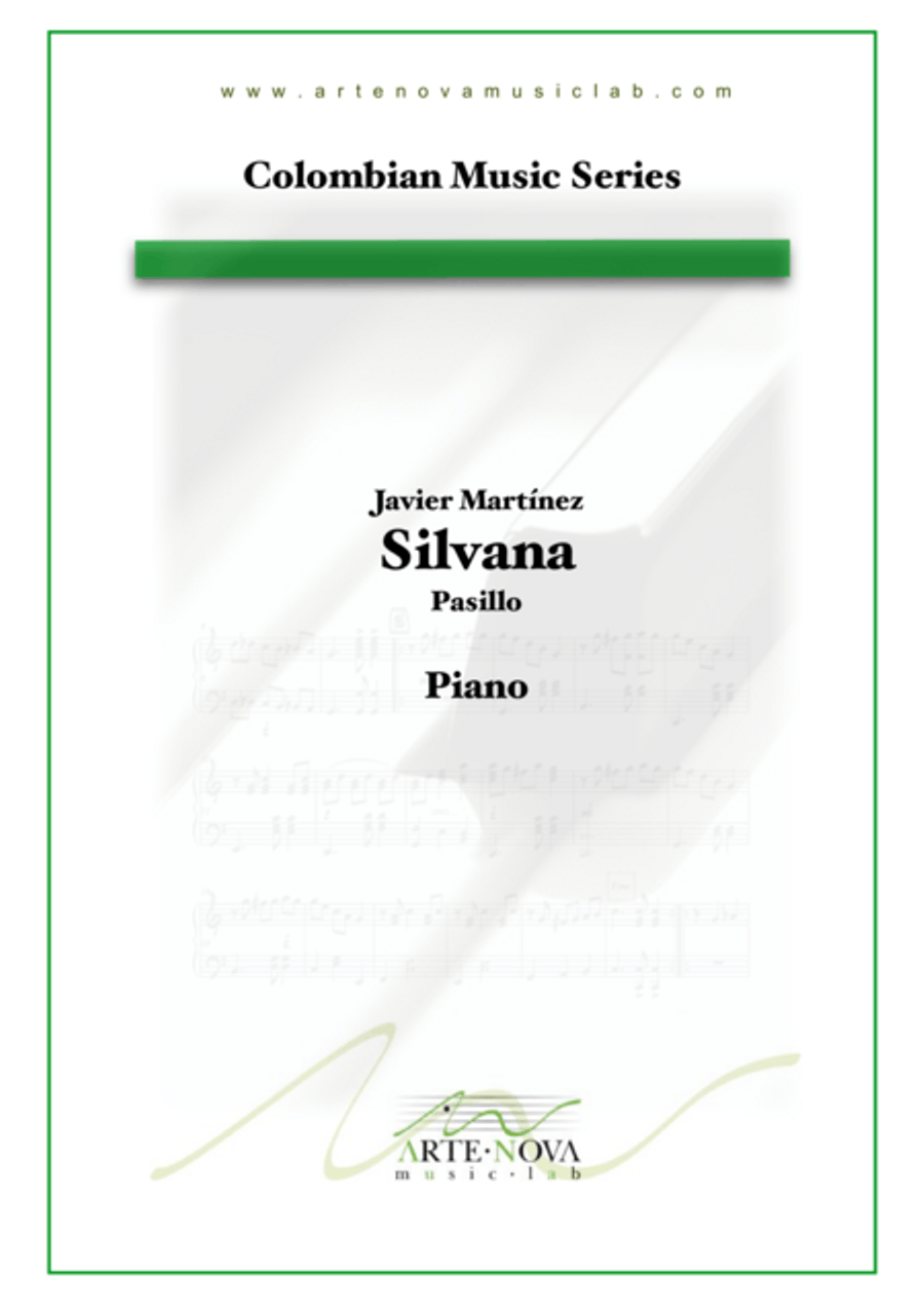 Silvana - Pasillo para Piano Piano Solo scores gallery preview page 1