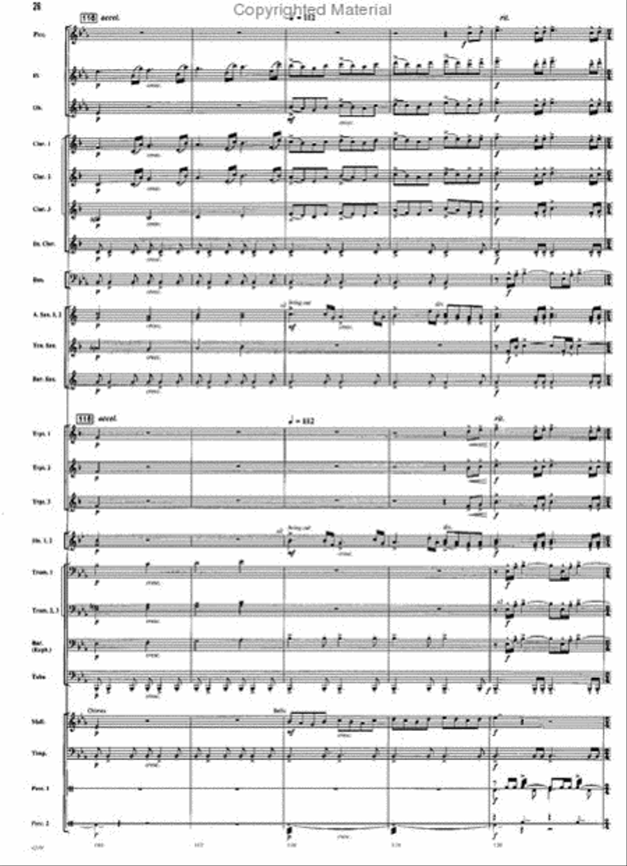 A Vision of Majesty Concert Band scores gallery preview page 25