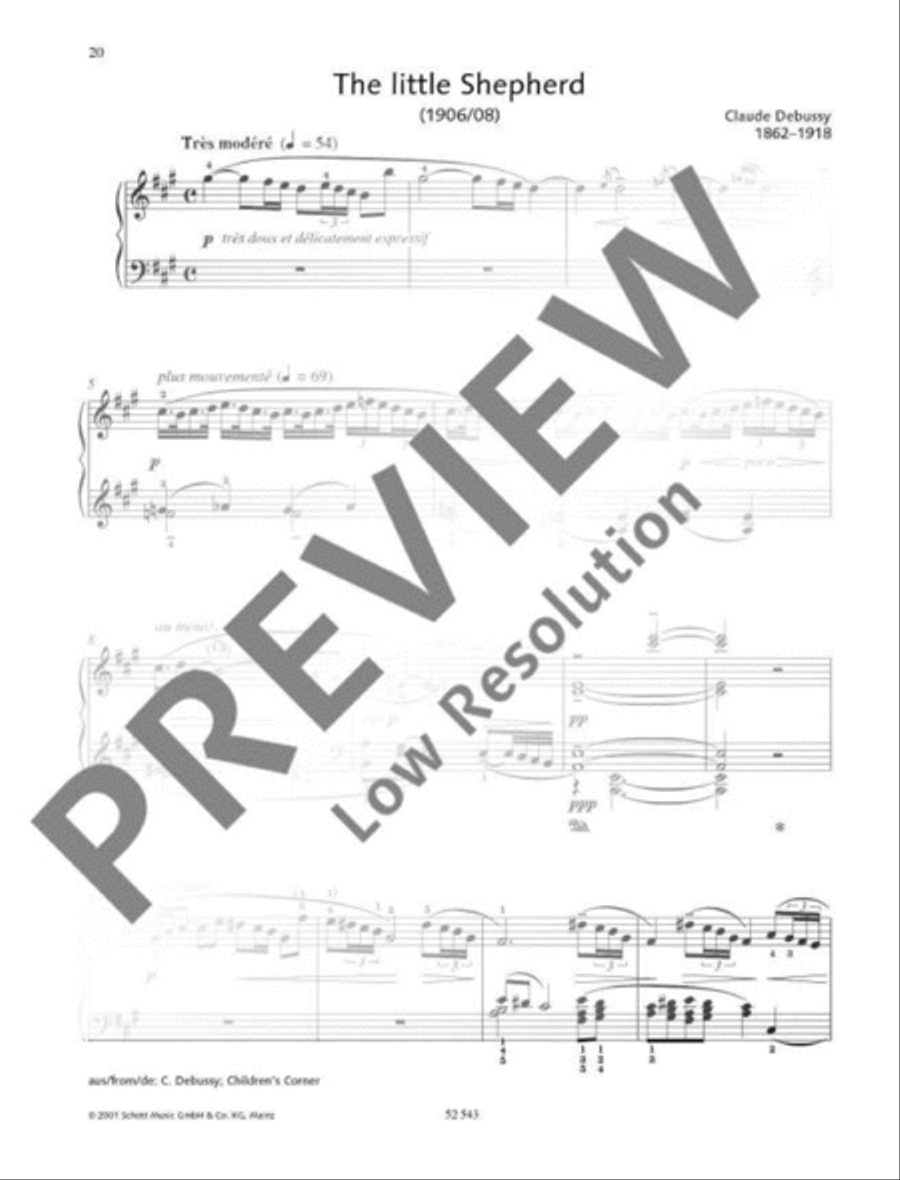 The little Shepherd Piano Solo scores gallery preview page 2
