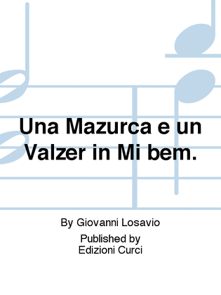 Book cover for Una Mazurca e un Valzer in Mi bem.