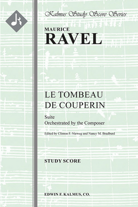 Book cover for Le Tombeau de Couperin: Suite (composer's transcription)