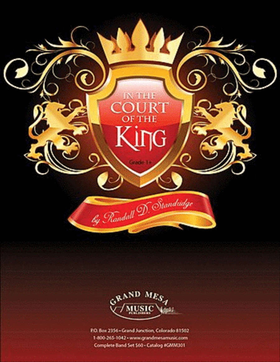 In the Court of the King Concert Band scores gallery preview page 1
