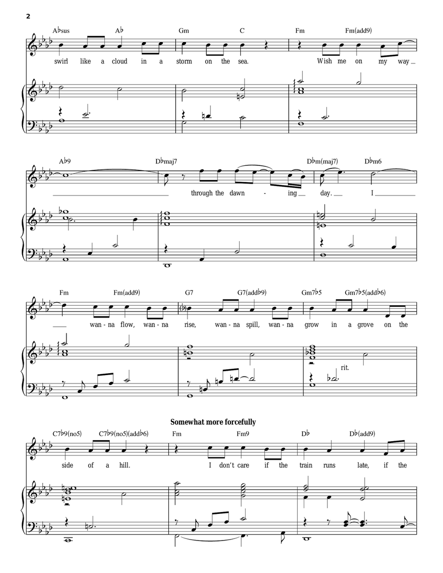 Flight Piano, Vocal scores gallery preview page 2