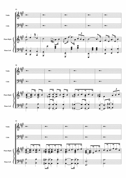 The Phoenix Waltz - Piano Trio - Score plus individual parts image number null